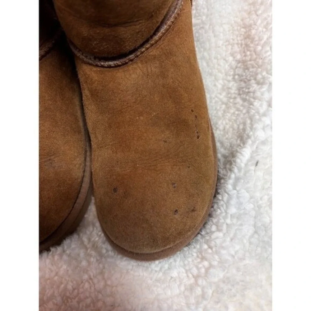 Kids UGG Australia Brown‎ Suede Sheepskin Lined Boots Size [SIZE] 4